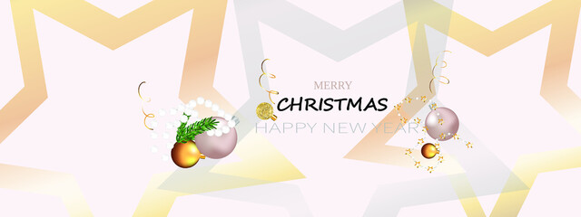 merry christmas greeting card