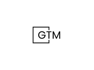 Fototapeta premium GTM Letter Initial Logo Design Vector Illustration