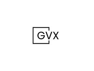 GVX Letter Initial Logo Design Vector Illustration