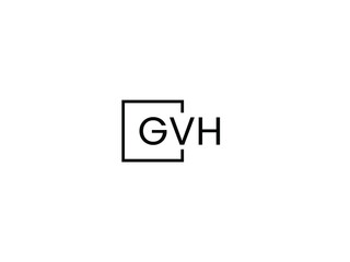 GVH Letter Initial Logo Design Vector Illustration