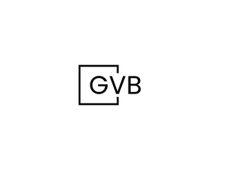 GVB Letter Initial Logo Design Vector Illustration