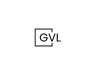 GVL Letter Initial Logo Design Vector Illustration