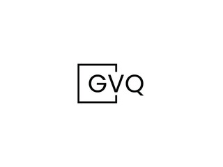 GVQ Letter Initial Logo Design Vector Illustration