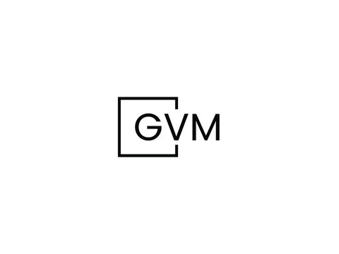 GVM Letter Initial Logo Design Vector Illustration