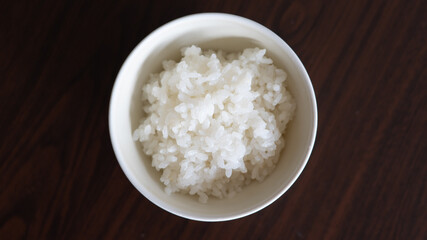 Rice in a bowl