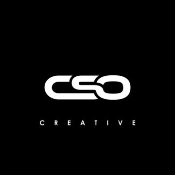 CSO Letter Initial Logo Design Template Vector Illustration
