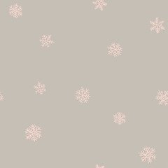 Hand drawn winter seamless patterns. Doodle Christmas, Noel, New Year backdrop. Decorative background for fabric, textile, wrapping paper, card, invitation, wallpaper, web design