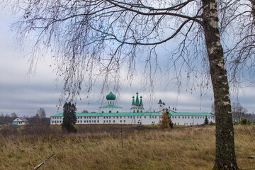 Svir, Russia, Leningrad region The Holy Trinity Alexander Svirsky male monastery in the village of...