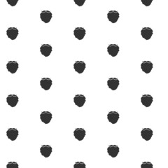 pattern seamless new year winter mustache snowflakes hat