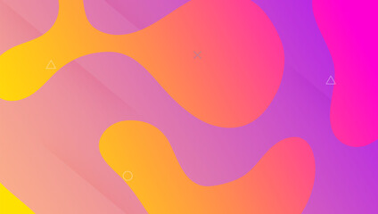 Abstract Poster. Graphic Journal. 3d Landing Page. Geometric Flyer. Color Commercial Backdrop. Modern Pattern. Flat Liquid Layout. Blue Hipster Shape. Violet Abstract Poster