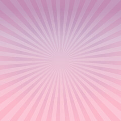 Abstract light soft Violet Pink gradient rays background. Vector