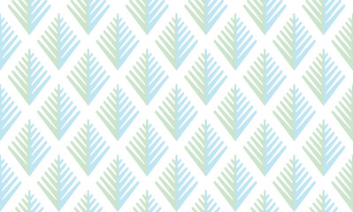 Seamless vector Christmas background with Christmas tree. Scandinavian pastel color fun kids backdrop for postcard, poster, greeting card, wrapping paper. Merry Christmas! Endless baby illustration.	