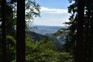 丹沢山域からの眺望