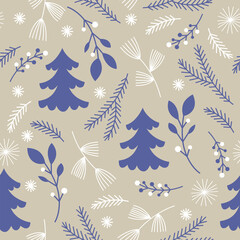 Christmas seamless pattern	
