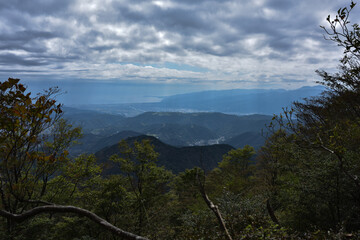 丹沢山域からの眺望