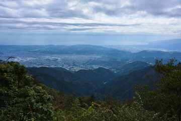 丹沢山域からの眺望