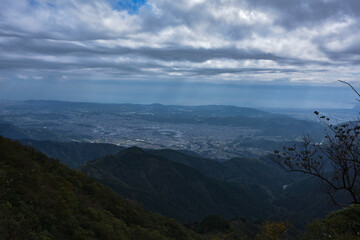 丹沢山域からの眺望