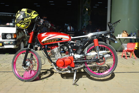 Honda tmx motorcycle at Wild Rides car show in Marikina, Philippines