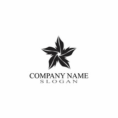 Leaf Nature Logo Design Template Vector