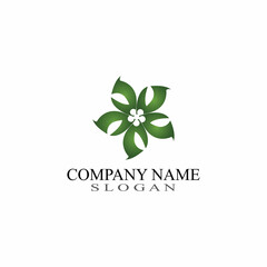 Leaf Nature Logo Design Template Vector