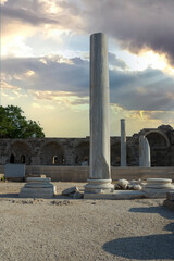 The Temple of Apollo is a Roman temple built around 150 A.D.  on the Mediterranean Sea coast.  Side...