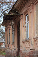 Obraz premium facade of an old house in a European town