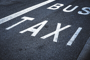 Traffic symbol in Barcelona