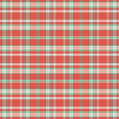 Seamless christmas checkered pattern background.