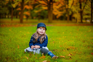 child playing in the park