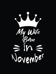 wife born in November Birthday