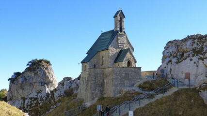 Wendelsteinkapelle in den bayerischen Voralpen