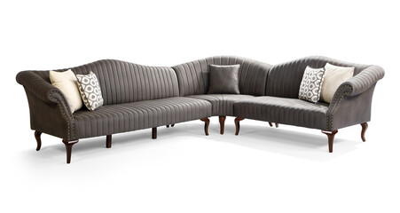 corner furniture , contemporary L Shape sofa set , L-Shape, Sofa Set, love seat , living room...