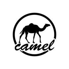 Camel Logo Design, Image, Circle, Inspiration, Template