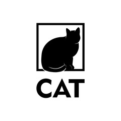 Cat Logo Design, Image, Inspiration, Box, Template