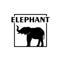 Elephant Logo Design, Image, Box, Template