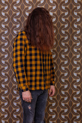 freak, capelli lunghi, hipster, maschera, freak show, anni 60, carta da parati, lupo mannaro,...