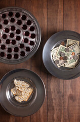 The Communion or Lords Supper with the Offering