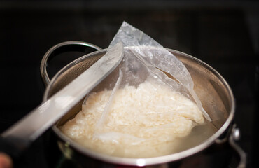 rice in sachet is ready