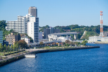 Fototapeta na wymiar 神奈川県横須賀市の港