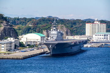 Obraz premium 神奈川県横須賀市の港