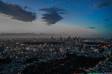 東京都心の夜景