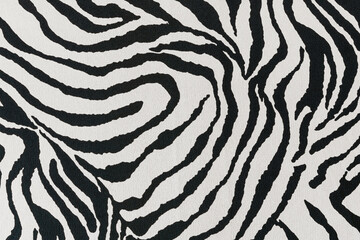 White Tiger fabric texture. Symbol of 2022 Tiger