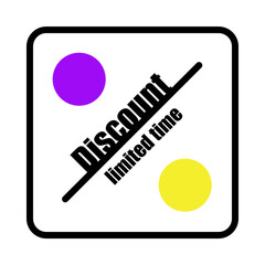 Discount Black Purple Yellow