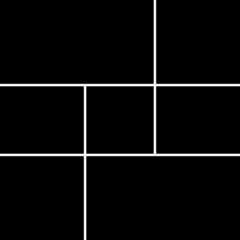 Fototapeta premium Collage for photos. Vector frame for pictures. Vector illustration.