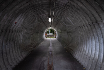 Tunnel einer Unterführung.
