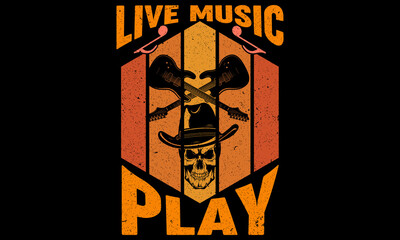Music t-shirt, Music t-shirt design, Typography design, Guitar t-shirt,Graphic t-shirt design,
Music vector illustration,
