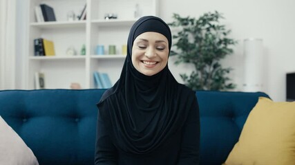 Woman getting her face scanned, automated facial ID check, access granted. Identity verification process