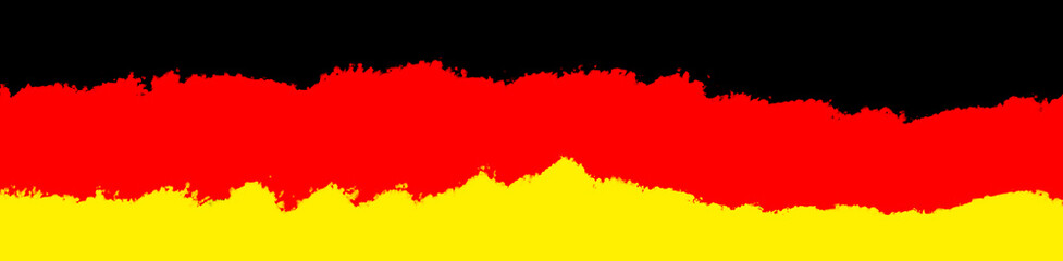 Deutschland Flagge Grunge Paint