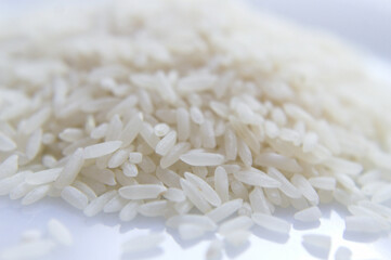 Un monton de granos de arroz