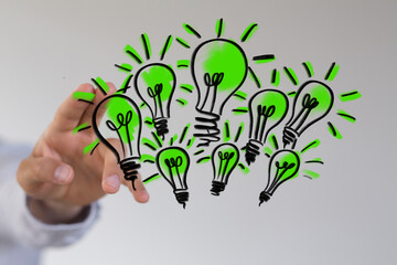 Concept creative idea and innovation.